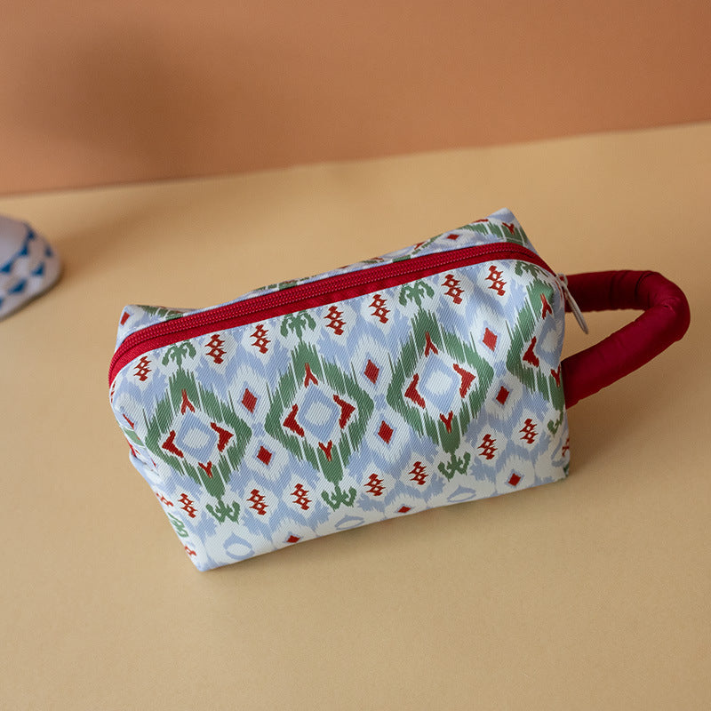 2026 Original Ethnic Pattern Handheld Makeup Waterproof Clutch Pouch