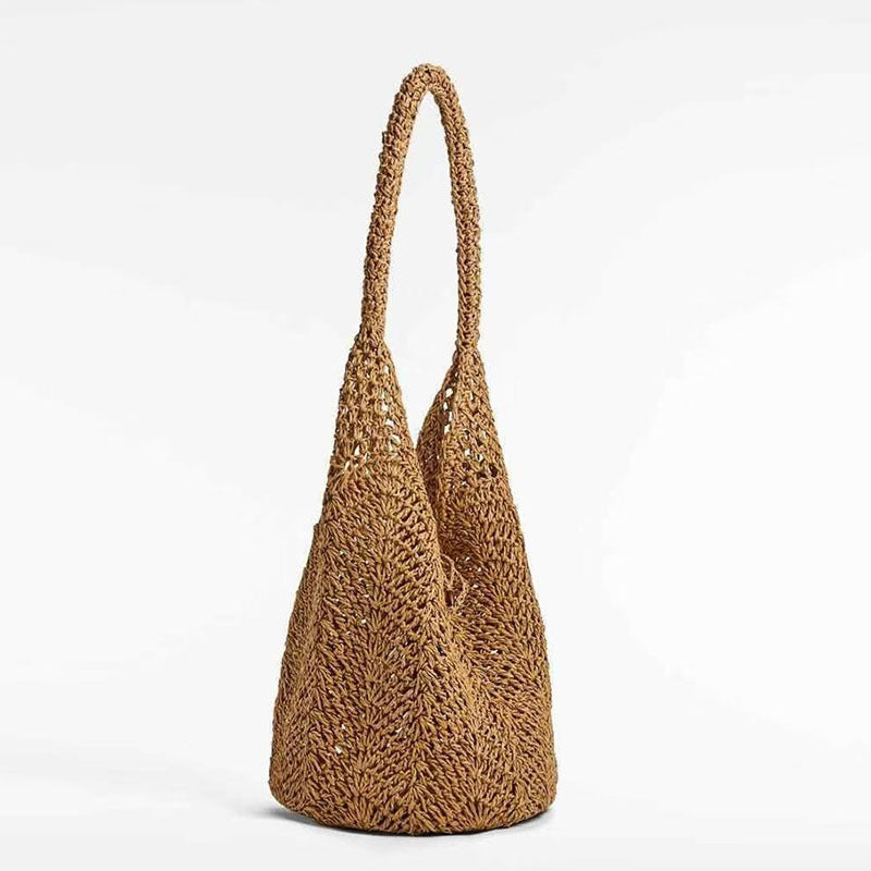 Resort Shoulder Straw Woven Beach Bag