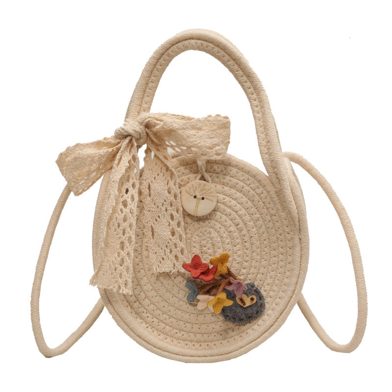 Women Straw Woven Beach Crossbody Bag