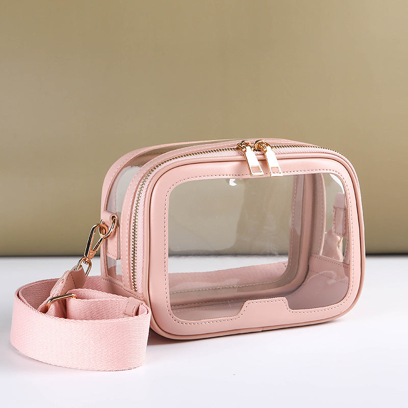 Clear Window Stadium Crossbody Bag