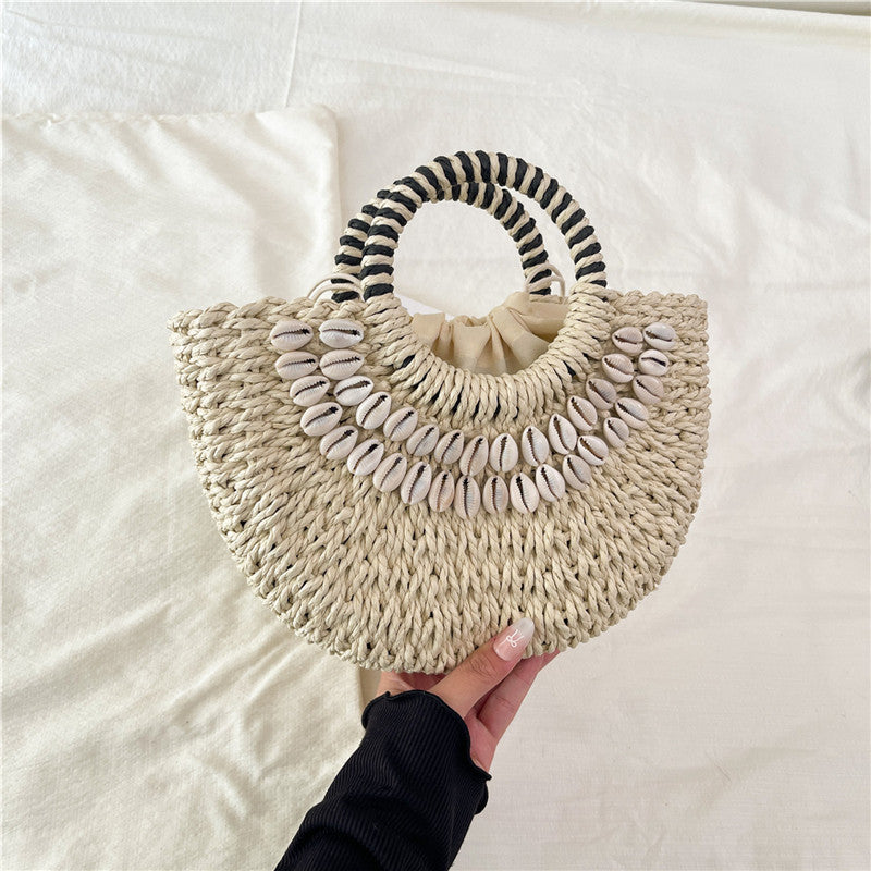 Women Vacation Casual Stylish Straw New Spring Beach Handbag