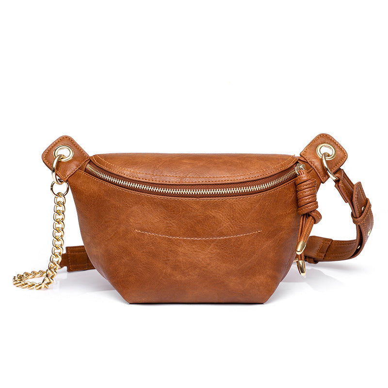 Women Retro Chest Fanny Bag, Fashion Casual Crossbody Bag