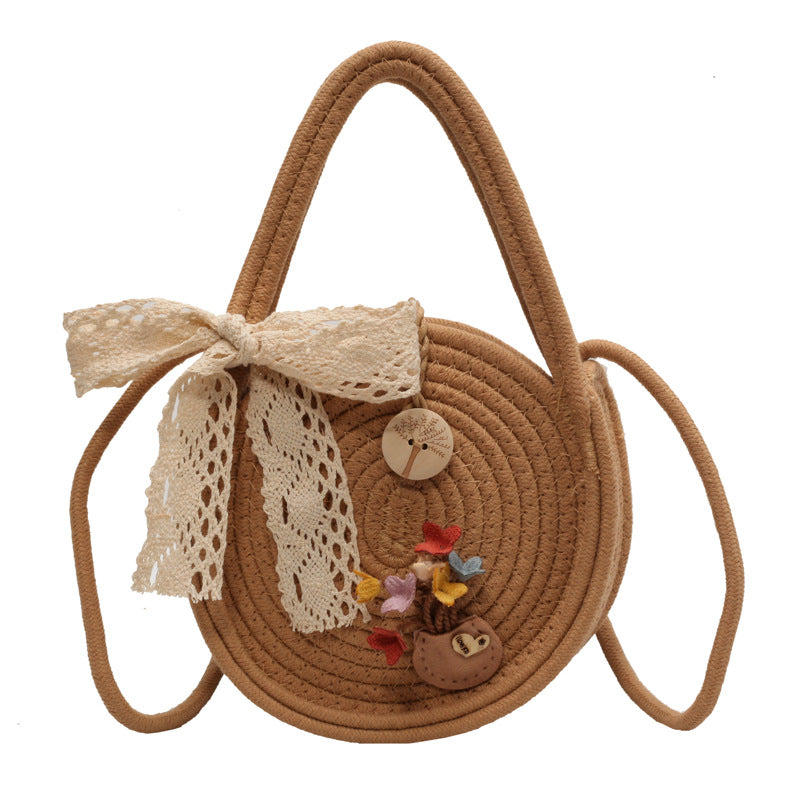 Women Straw Woven Beach Crossbody Bag
