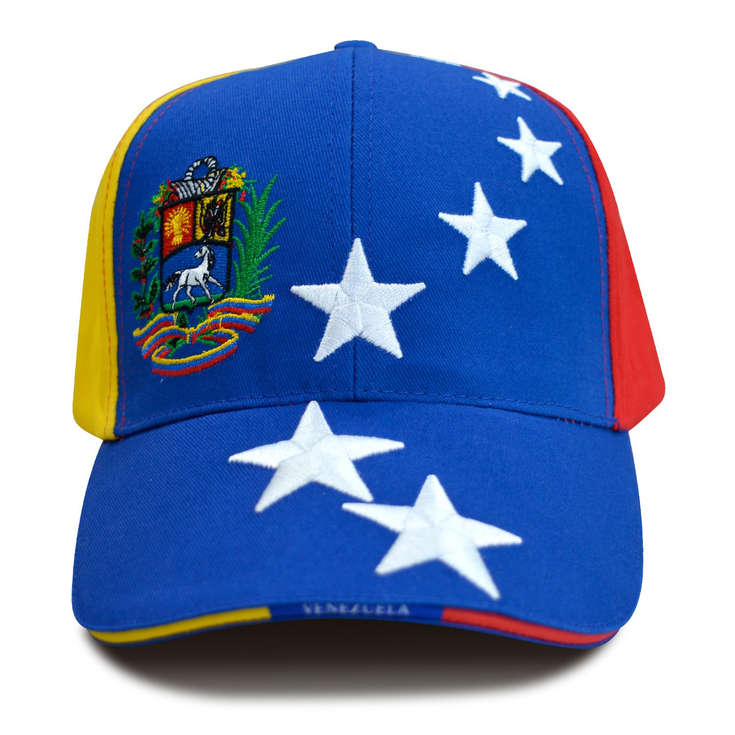 Embroidered Letters Venezuelan Flag Cap
