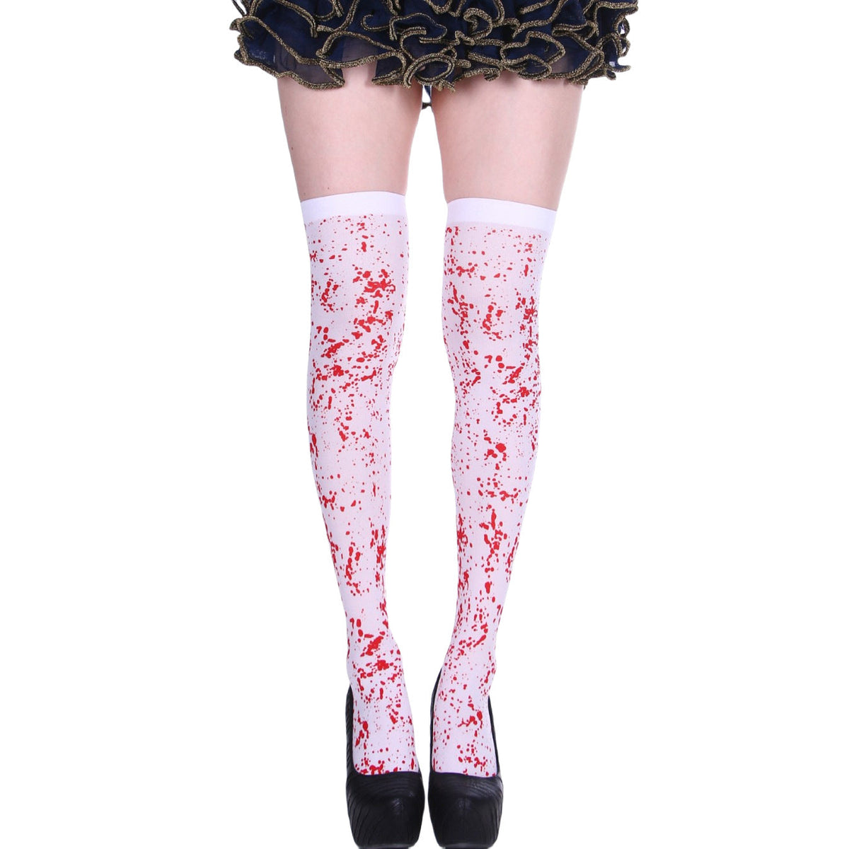 Christmas Halloween Party Knee high Socks Cosplay Apparel Accessories