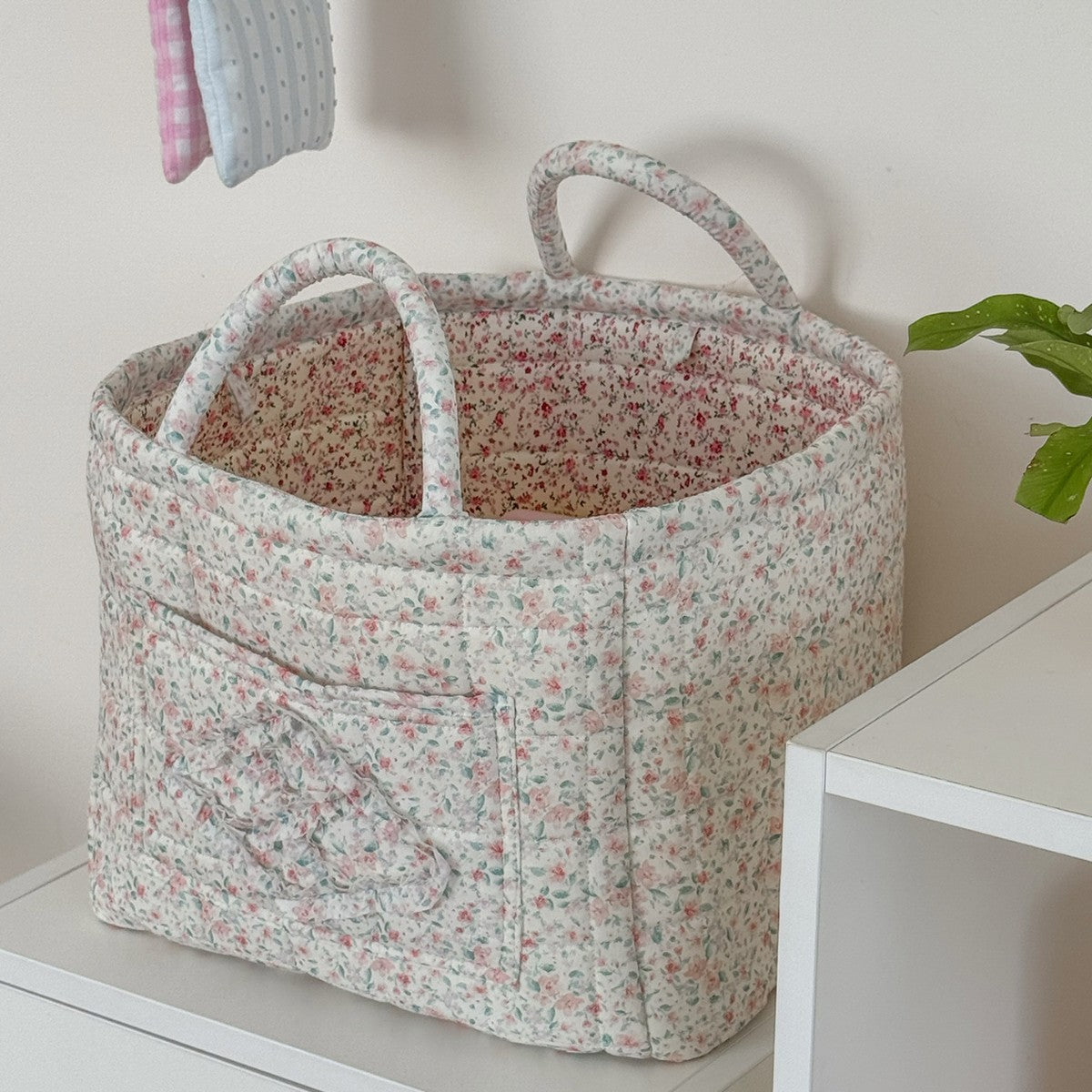 French Vine Floral Large Capacity Dirty Clothes Basket