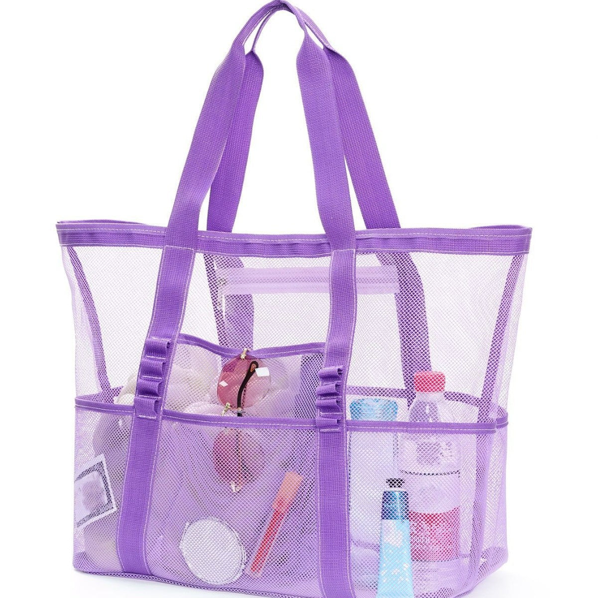 Large Capacity Mesh Beach Swimsuit Storage Bag