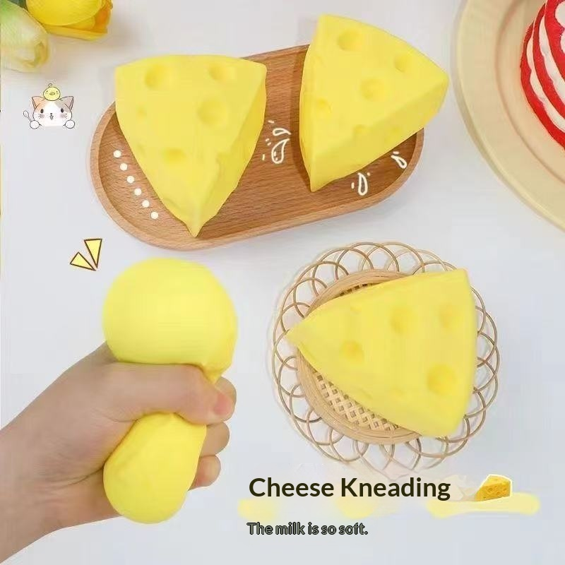Creative Decompression Toy Simulation Cheese Pinch Music Class Vent Decompression Artifact Slow Rebound Children'S Gift Gift