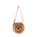Women Straw Woven Crossbody Shoulder Mobile Phone Coin Purse Bag
