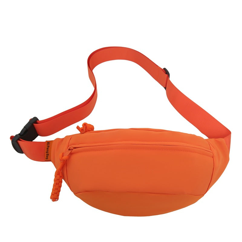Women Trending Summer New Korean Sporty Zipper Waist Crossbody Bag