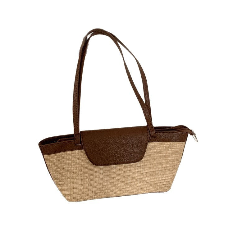 Straw Woven Summer Beach Tote Shoulder Bag