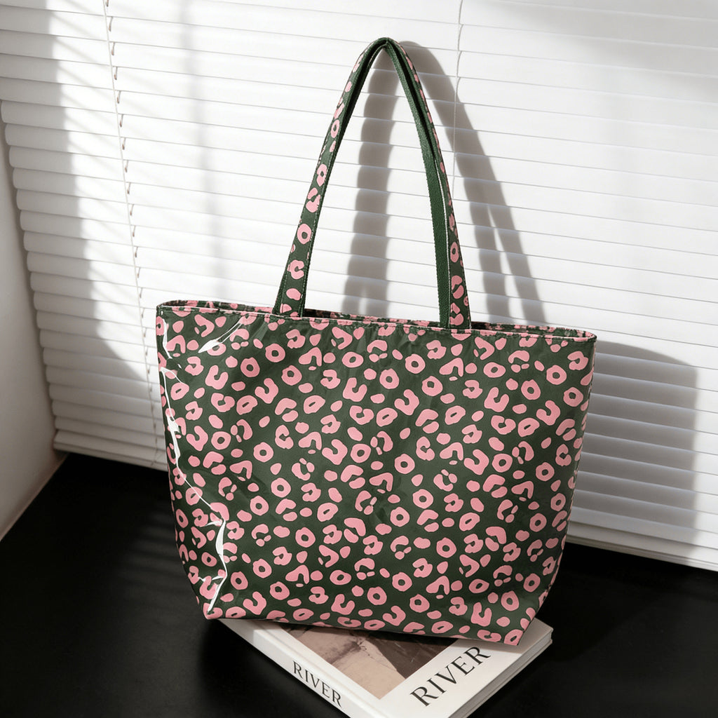 Leopard Print Large Capacity Tote Bag
