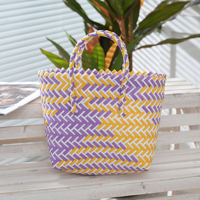 Handmade Plastic Woven Small Wedding Candy Bag
