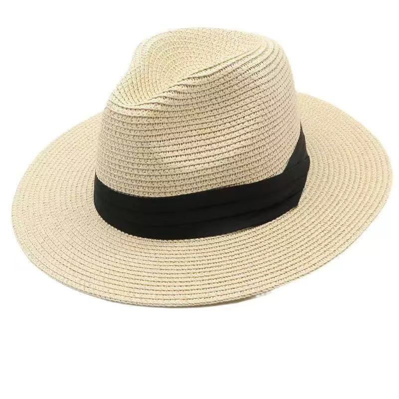 Unisex Summer Wide Brim Sun Protection Panama Beach Hat