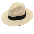 Unisex Summer Wide Brim Sun Protection Panama Beach Hat