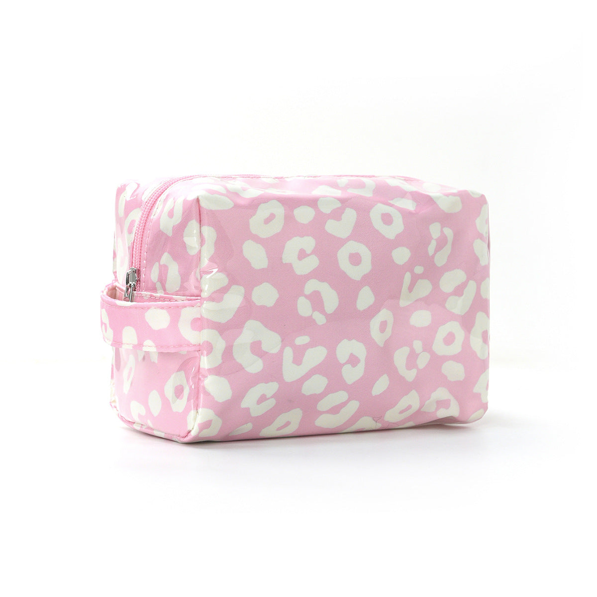 Large-Capacity Striped Travel Cosmetic Bag