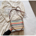 Women Summer Beach Woven Straw 2026 New Large Shoulder Crossbody Bag