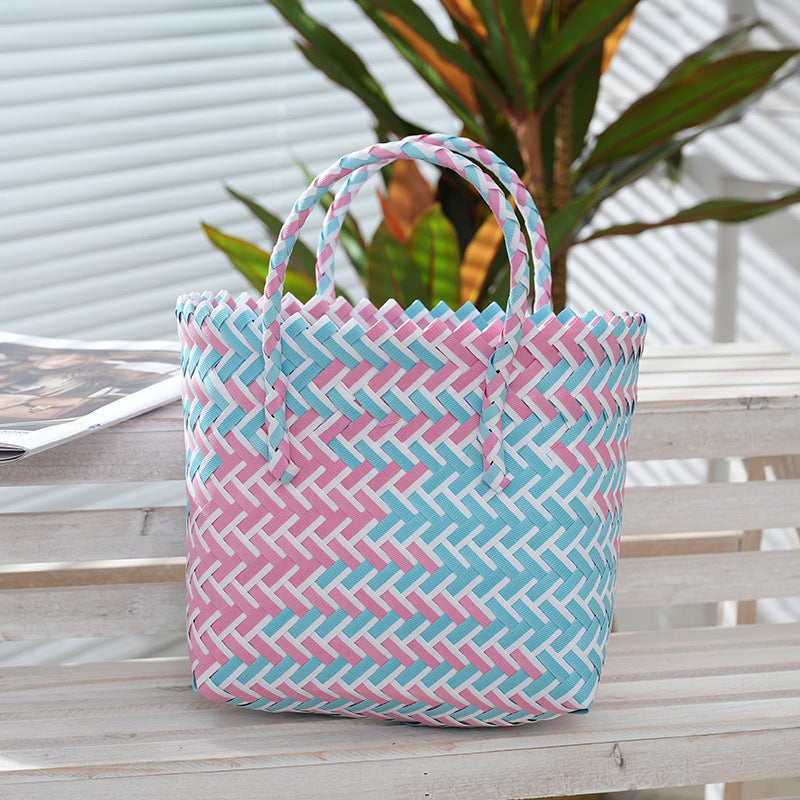 Handmade Plastic Woven Small Wedding Candy Bag