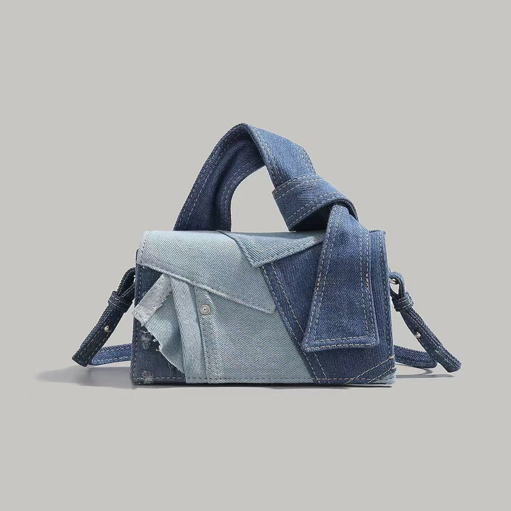 Women 2026 Simple Denim Small Square Bag, Versatile Fashion Crossbody Shoulder Bag