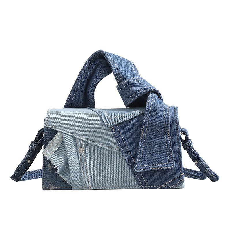 Women 2026 Simple Denim Small Square Bag, Versatile Fashion Crossbody Shoulder Bag