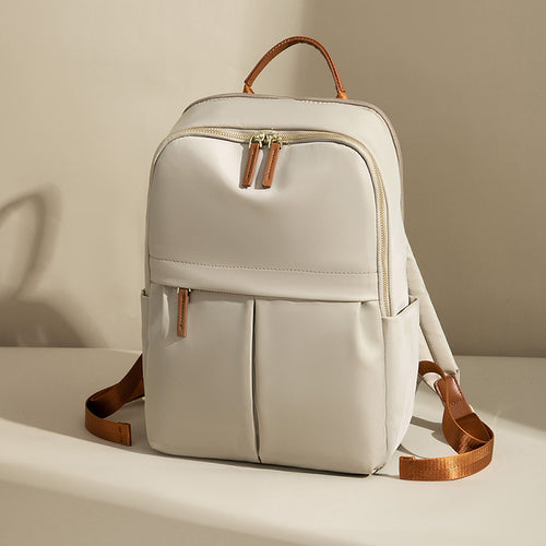 Casual Commuting Multifunctional Backpack Women'S 15-Inch Computer Backpack 2026 Spring Versatile Simple Large Capacity Travel Bag