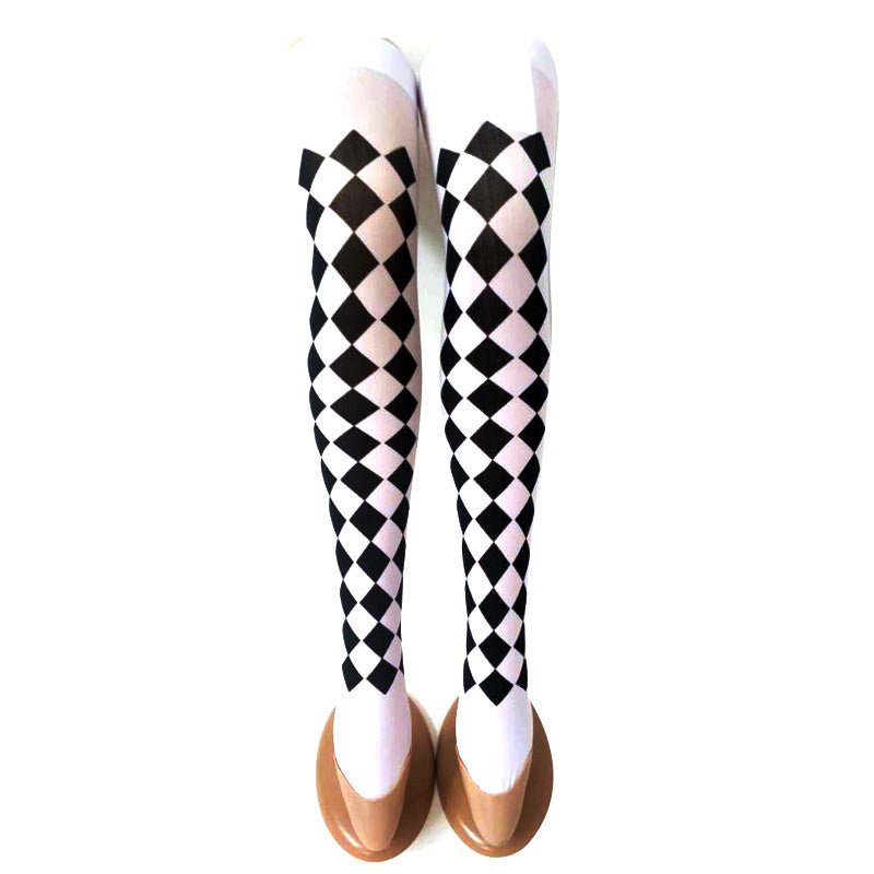 Christmas Halloween Party Knee high Socks Cosplay Apparel Accessories