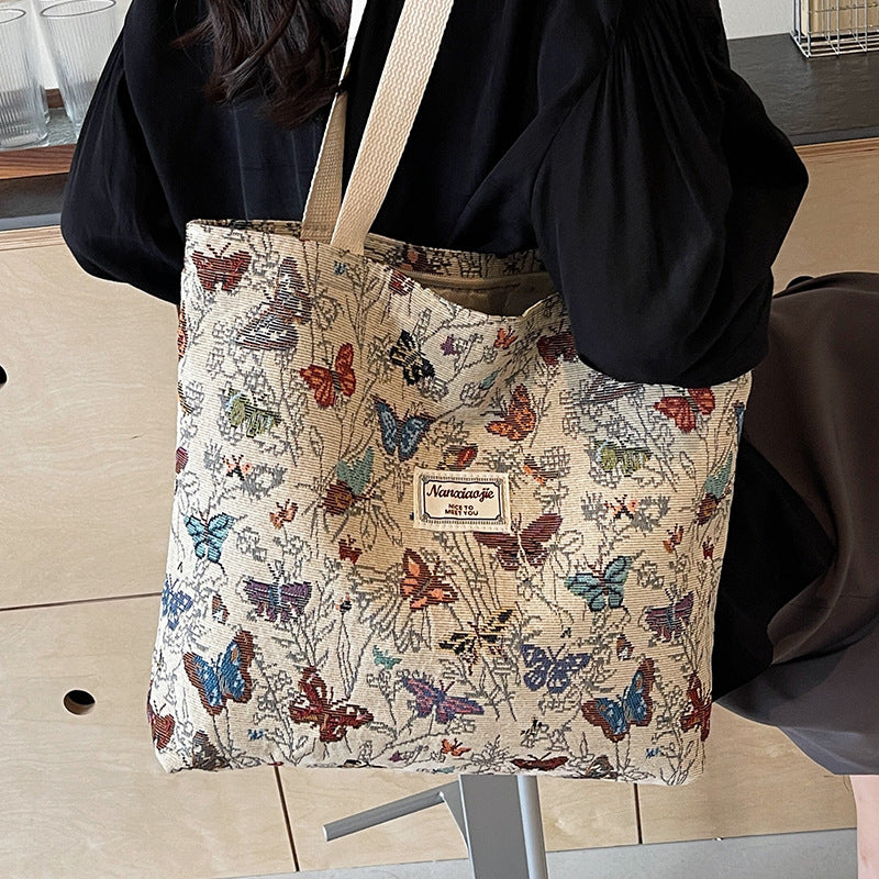Canvas Commuter Tote Shoulder Mommy Bag