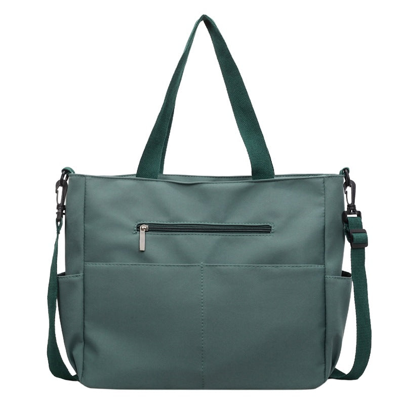 Lightweight Multi-Pocket Convertible Shoulder Tote Bag