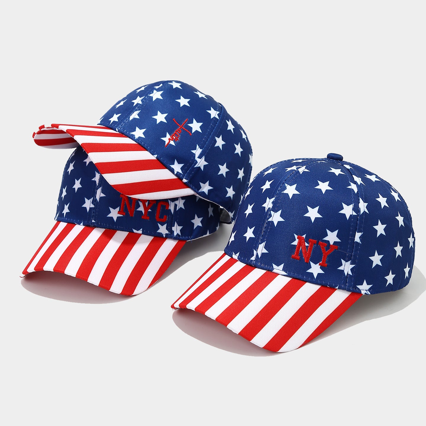 Independence Day Striped Star Baseball Cap
