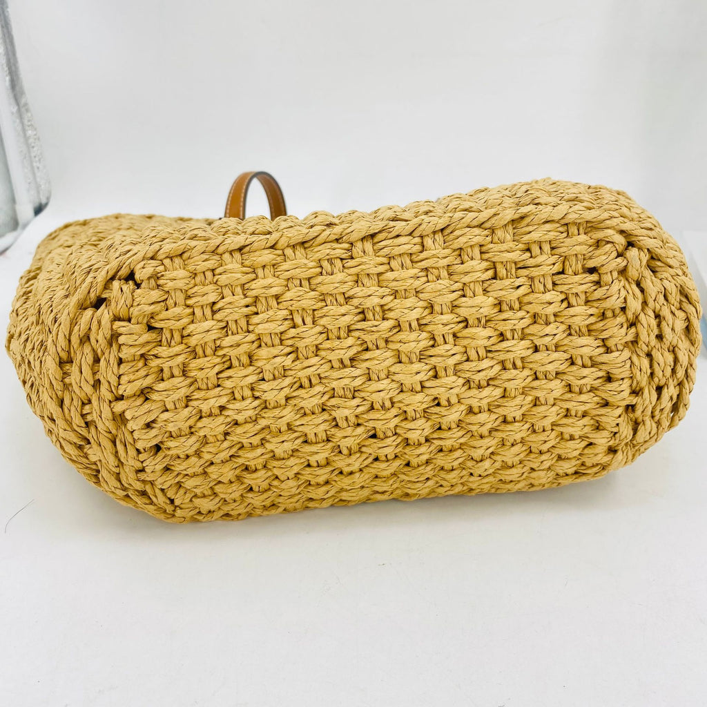 Straw Woven Large Capacity Crossbody Tote Bag