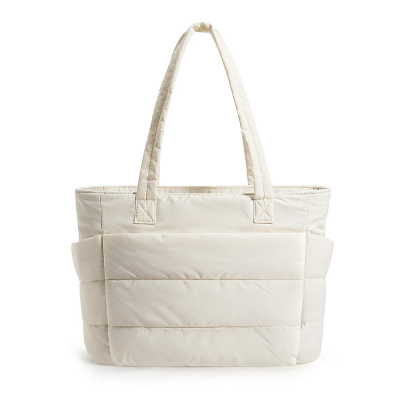Women's Large Capacity Multi-Compartment Tote Bag