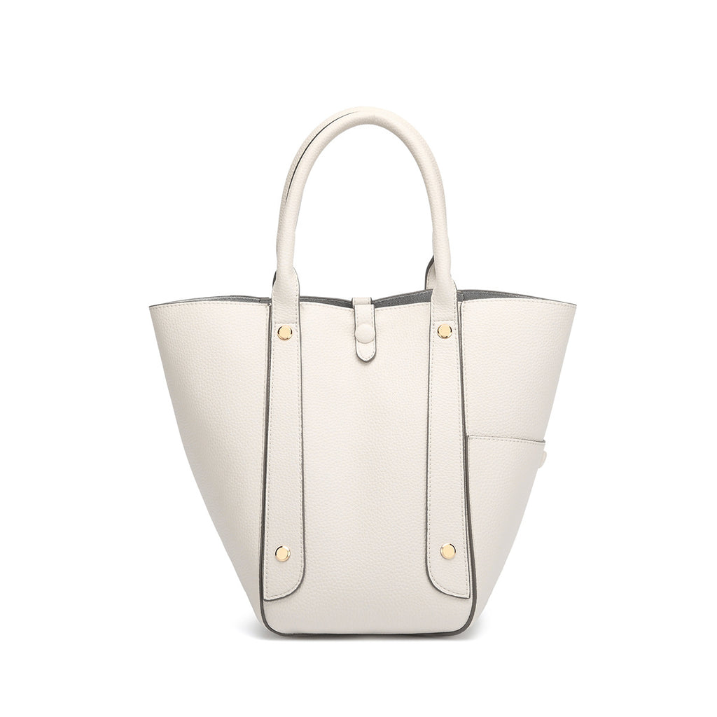 Genuine Leather Vegetable Basket Shoulder Bag