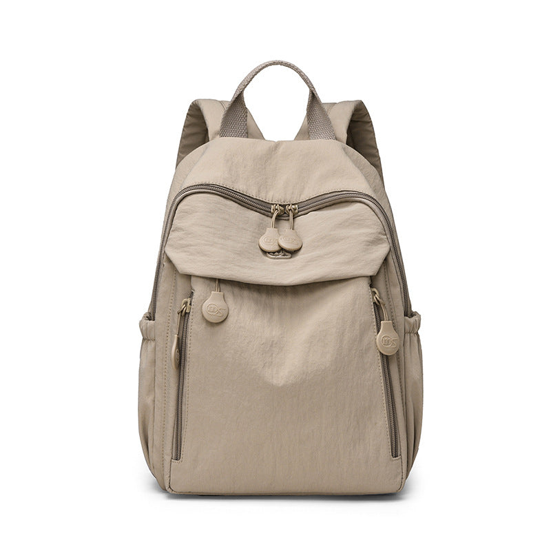 Lightweight Multi Pocket Water Resistant Nylon Backpack