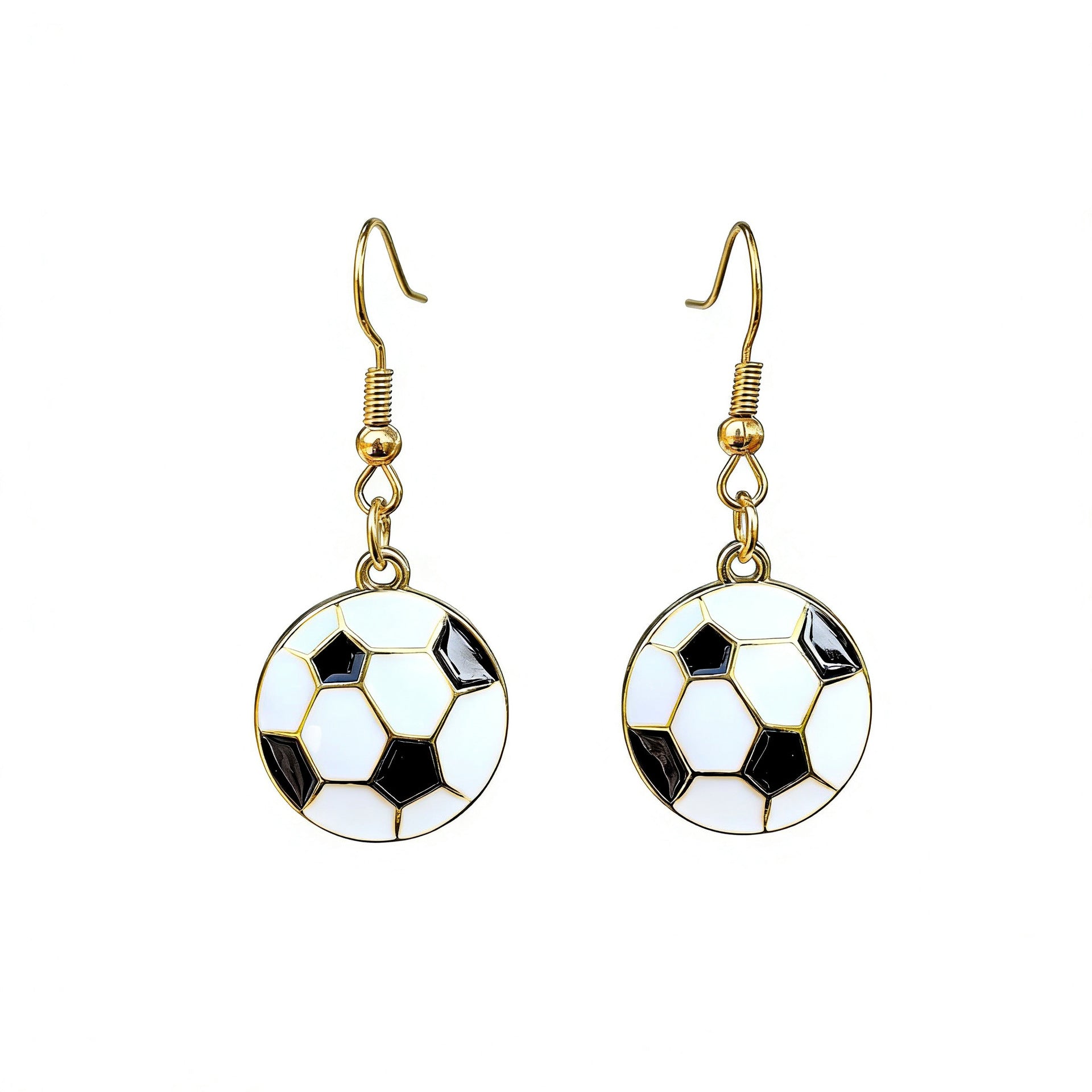 World Cup Football Basketball Baseball Earrings