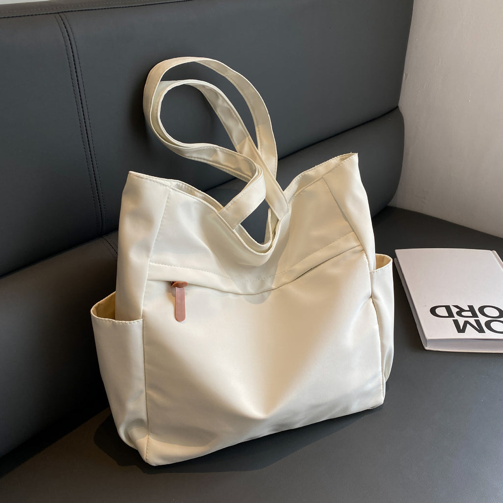 Lightweight Multi Pocket Large Capacity Canvas Tote Bag