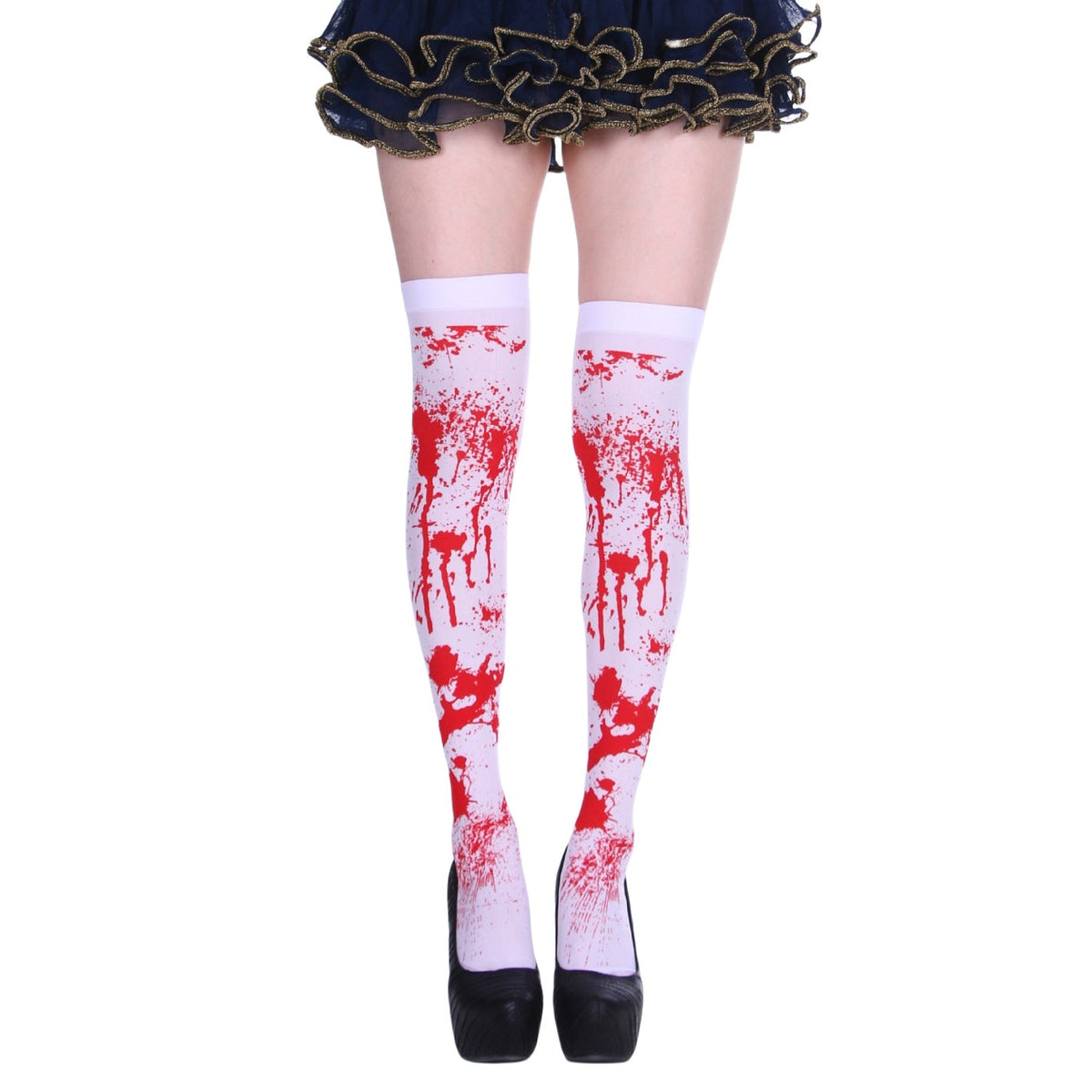 Christmas Halloween Party Knee high Socks Cosplay Apparel Accessories