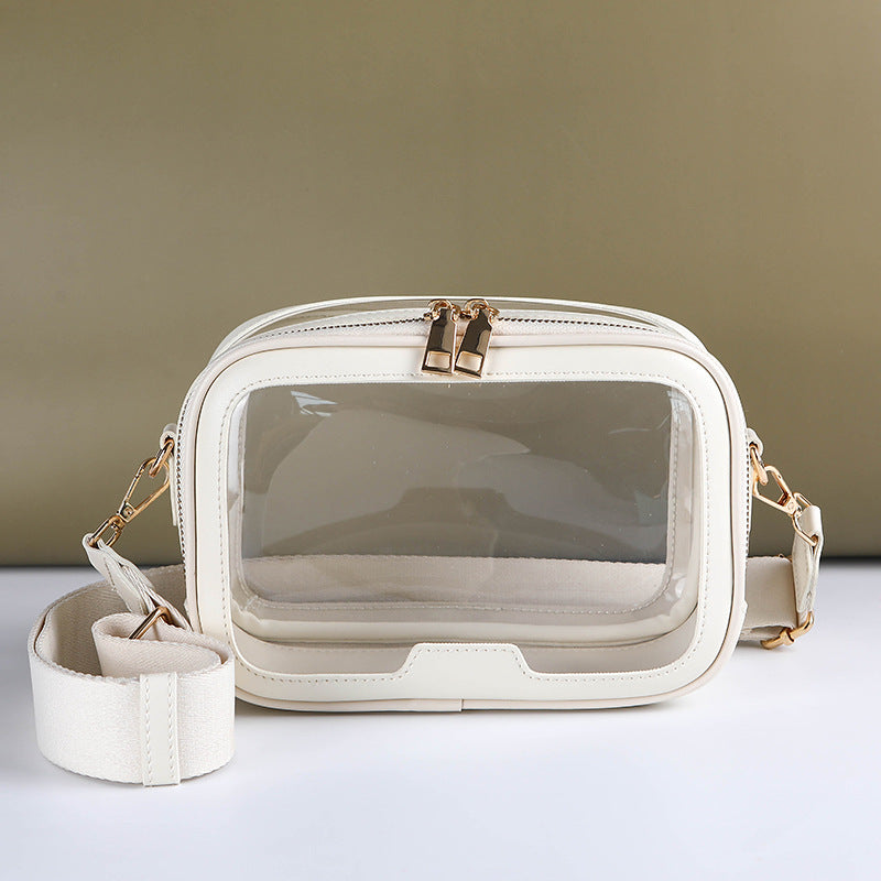 Clear Window Stadium Crossbody Bag