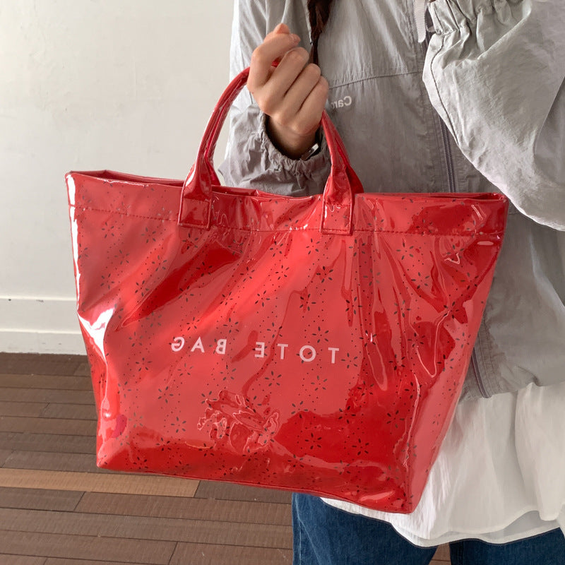 Large Capacity PVC Tote Shoulder Bag
