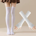 Cross Border Halloween Christmas Party Striped Over Knee Socks