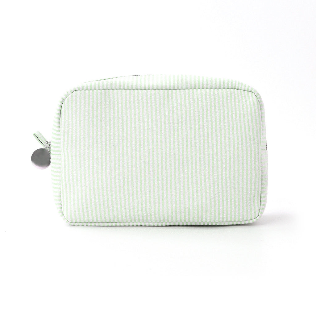 Cross-Border Seersucker Cosmetic Bag Indian Style Striped Portable Storage Bag Mississippi Popular Travel Storage Bag