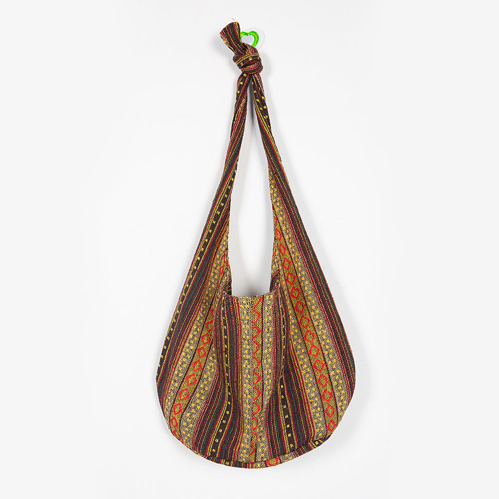 European And American Retro Aztec Women'S Shoulder Portable Cotton And Linen Canvas Jacquard Casual Women'S Bag Cross-Border Amazon