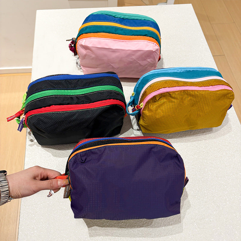 Embroidered Alpaca Dopamine Crossbody Cosmetic Bag