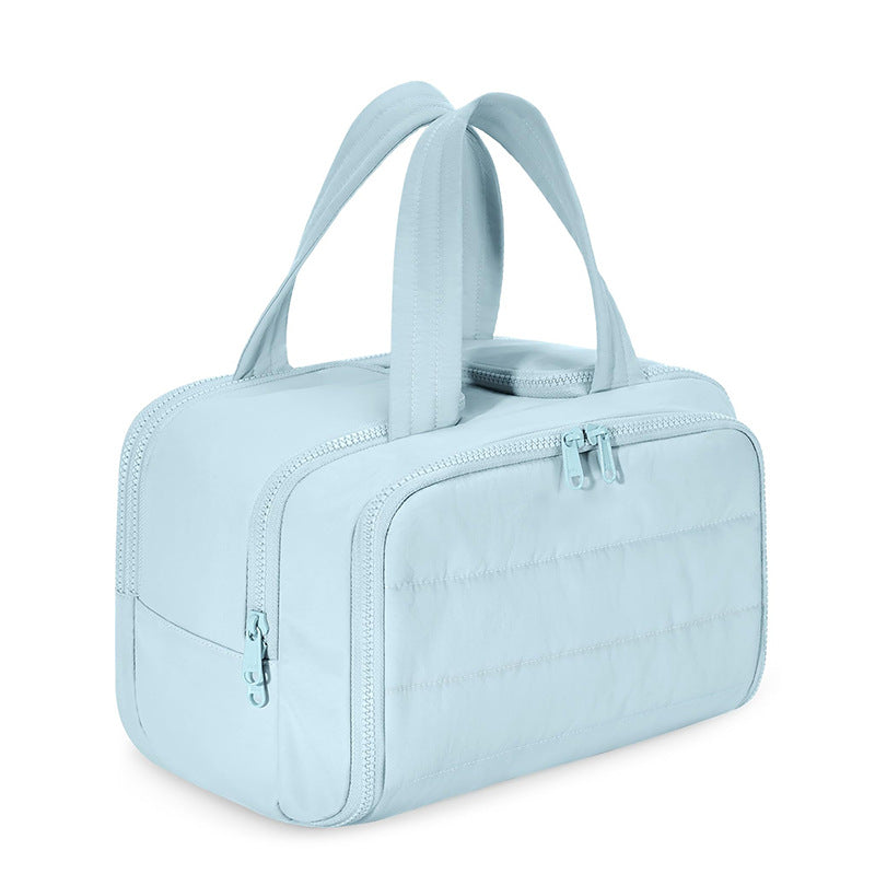 Fluffy Wide Opening Large Capacity Cosmetic Bag
