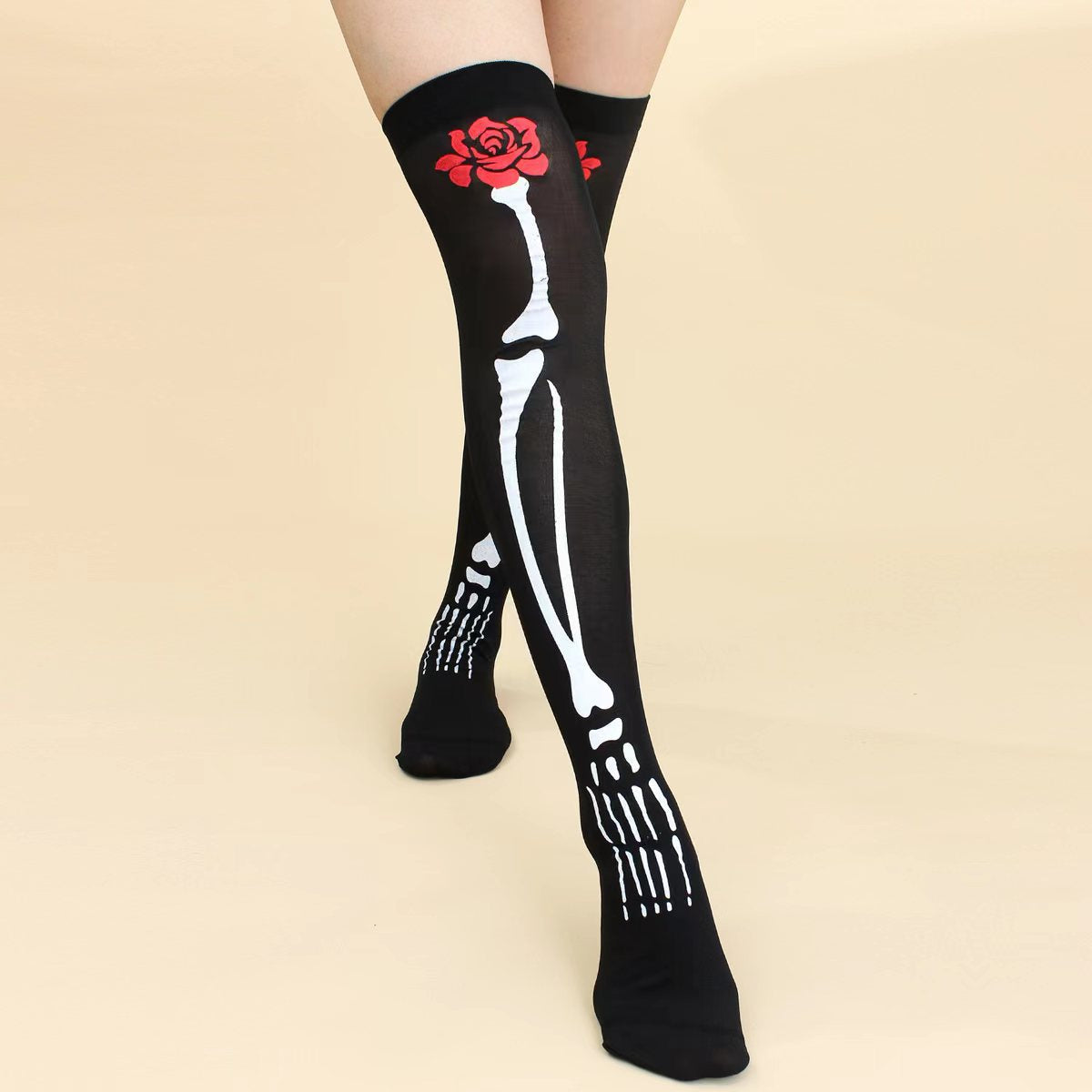 Christmas Halloween Party Knee high Socks Cosplay Apparel Accessories
