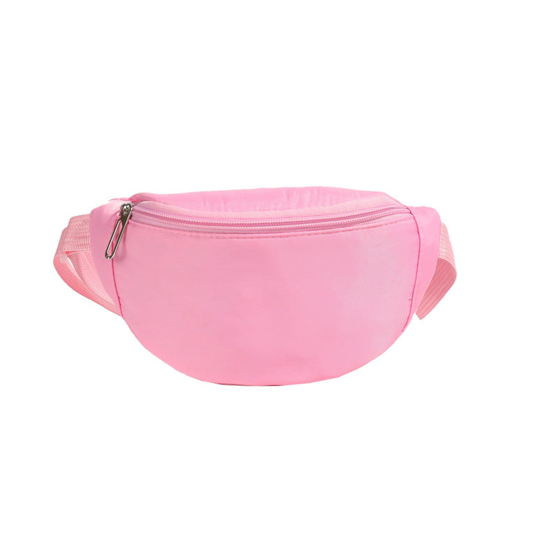 Children's Macaron Color Lightweight Waist Chest Bag