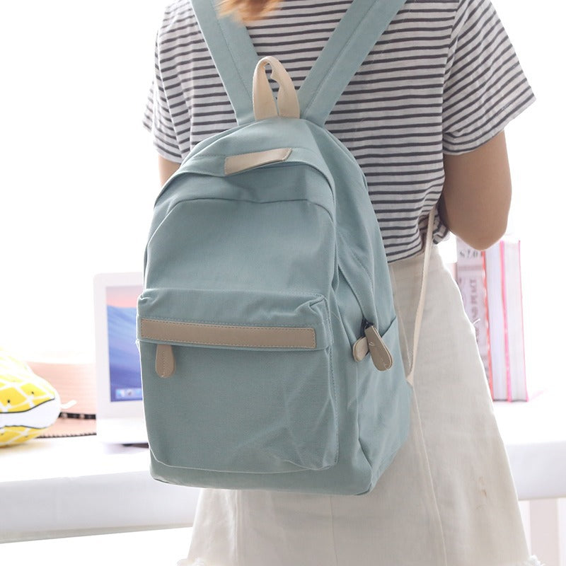 Women New Fashion Canvas School Fresh Mini Backpack