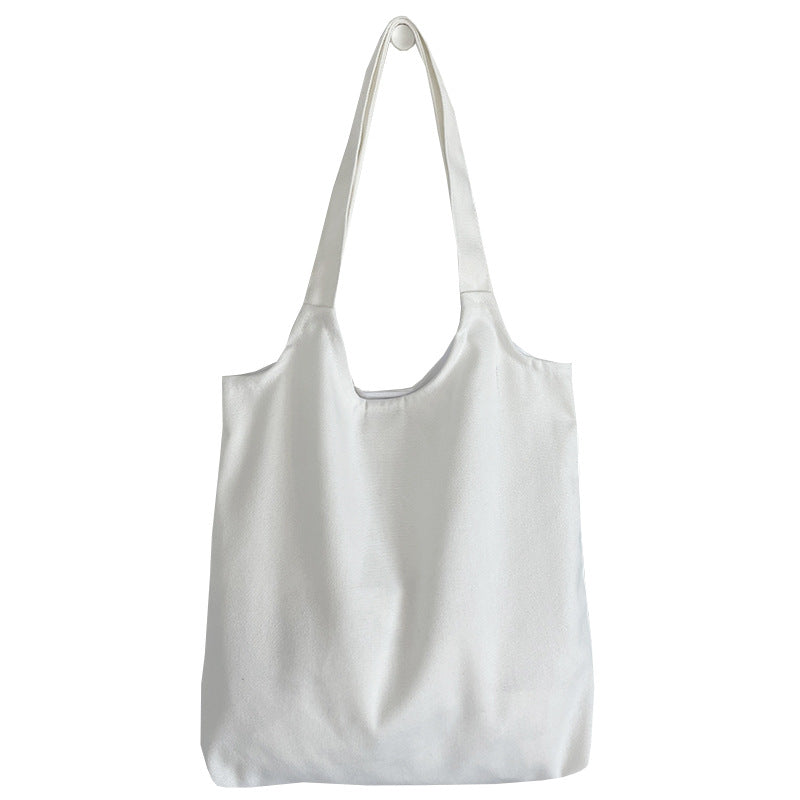 2026 Solid Color Blank Canvas Tote Bag