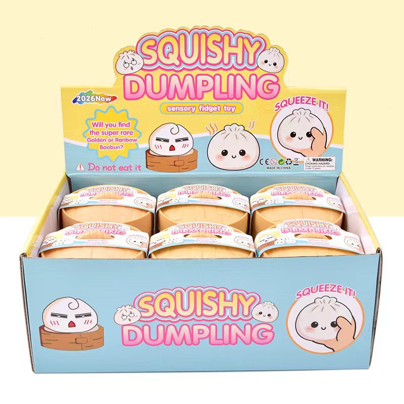 Soft Squeeze Steamed Bun Squishy Stress Relief Toy