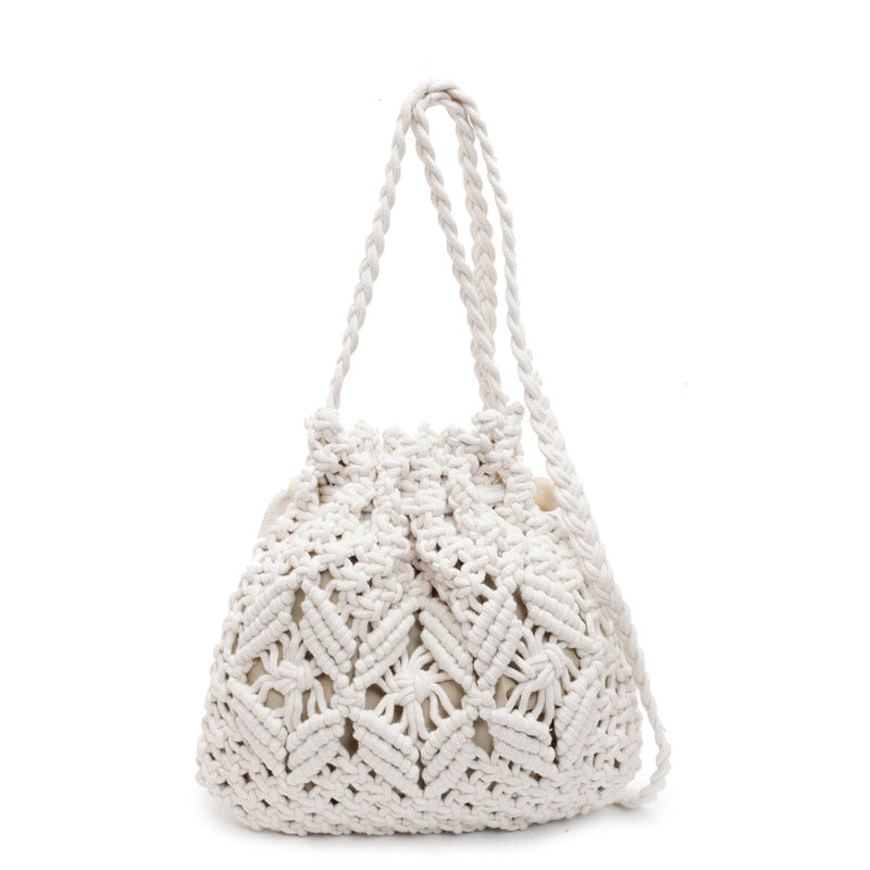 Women Woven Large 2026 New Fashion Crossbody Unique Bucket Bag