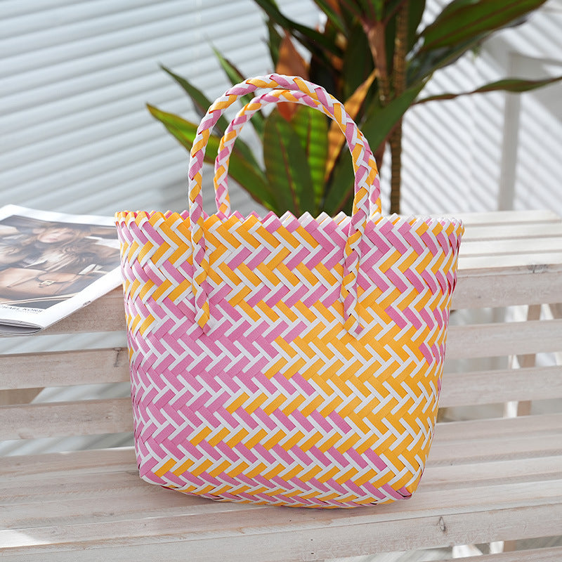 Handmade Plastic Woven Small Wedding Candy Bag